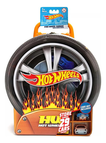 Hot Wheels Rueda Guarda Coches Fire Wheel Garage