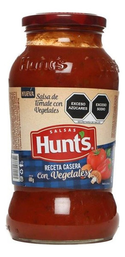 3 Pza Salsa De Tomate Hunts Receta Casera Con Vegetales 680