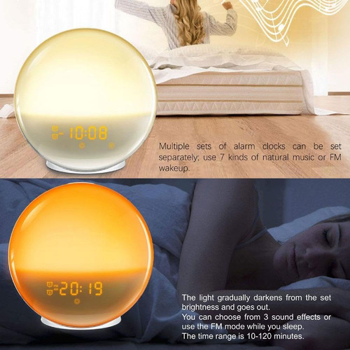 Luz De Despertador Atthatmmt Simulada Al Amanecer