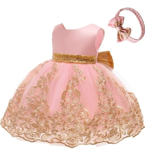 Vestido De Fiesta Para Niña Princesa 