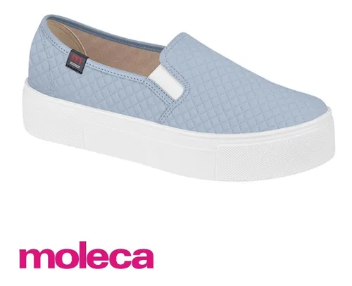 Tenis Moleca Slip Sem Cadar o Calce Facil Sola Alta Original