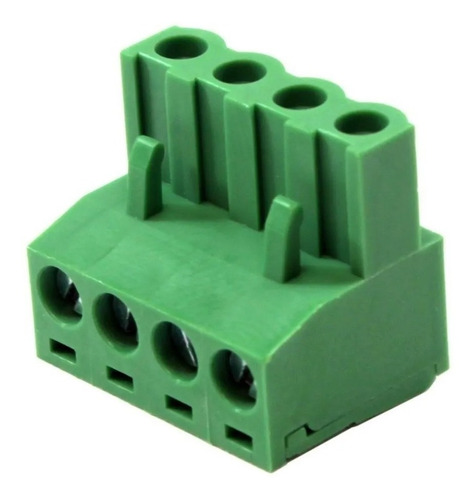 Conector Borne Verde Femea Modulo Taramps 2edg 5,08 4 Vias