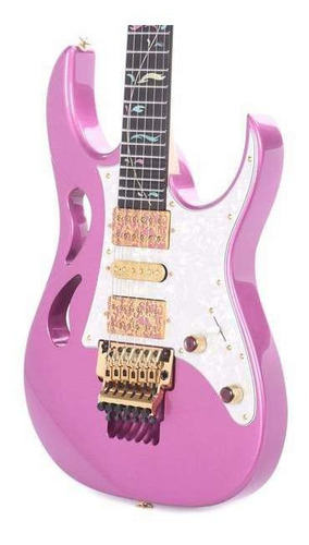 Guitarra Ibanez Steve Vai Signature Pia3761 Ptp Panther Pink