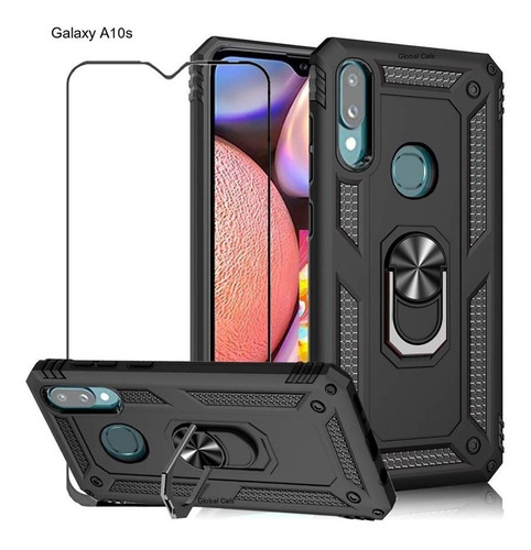 Case Protector Galaxy A20s A10s A10e A50 C/ Vidrio Templado