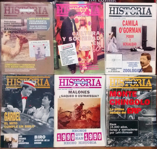 Revista Todo Es Historia (1989-1992) Ver Detalle 39 Ejempl. (Usado)