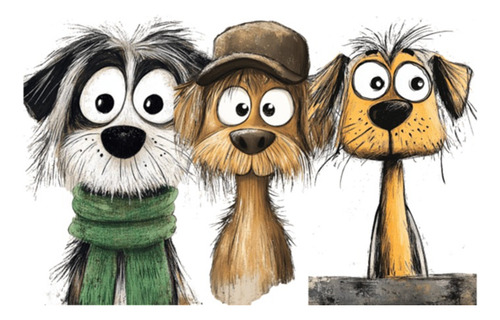 Imágenes Digitales Perros Perritos Whimsical 116799586