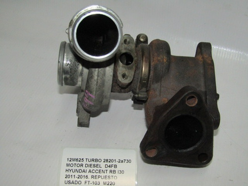 Turbo 28201-2a730 Diesel D4fb Hyundai Accent Rb I30 2011-16 (Usado)