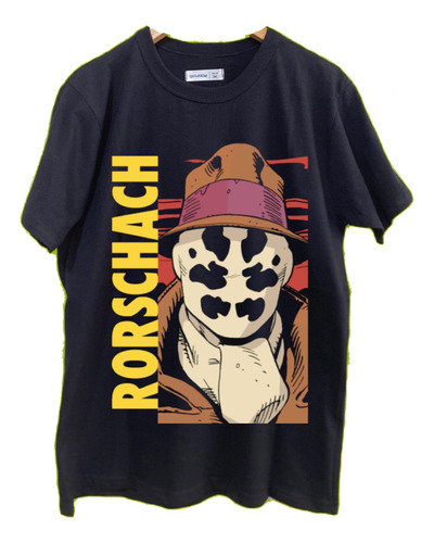 Remeras Estampada Dtg Full Hd Rorschach Cara Comics Series