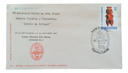 94° Aniv Alte. Brown Semana De Adrogue 1967 Día Inauguración
