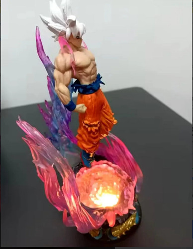 Boneco Com Aura De Led Goku Instinto Superior Dragon Ball