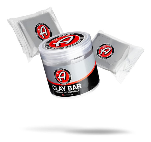 Adam&#39;s Clay Bar Jar 2 100g Barras De Detalles - Mat...