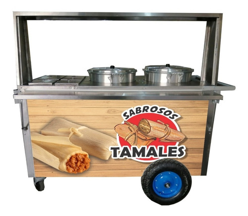 Carrito De Tamales De 1.45 Mts De Largo