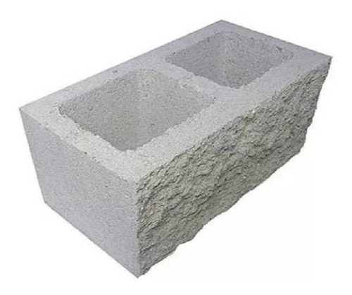 Bloque Ladrillo Cemento 12x19x39 Simil Piedra 