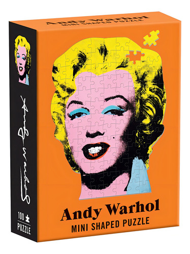 Rompecabezas Andy Warhol Mini Shaped Puzzle Marilyn (100 Pzas.), De Galison. Editorial Difusora Larousse En Español