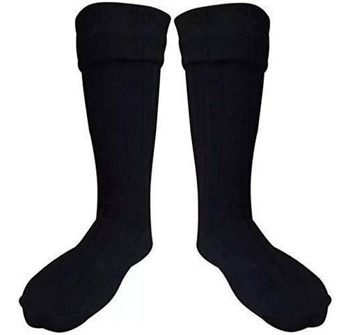 Calcetines Para Vestir Calcetines Scottish Black Kilt Hose P
