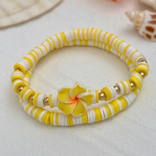 Pulseras Elásticas Y2k Sweet Flower Para Mujer, Joyas De Ver