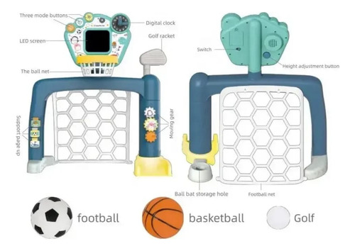 Cancha Infantil 5 Deportes En 1-juego, Deportes