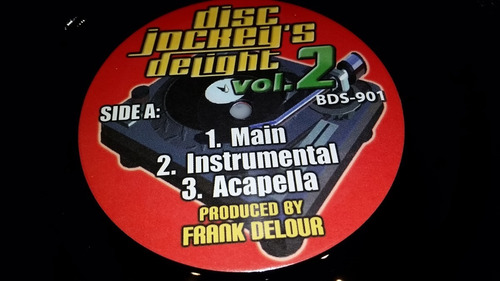 Frank Delour Disc Jockeys's Delight Vol 2 Vinilo Maxi Usa 01