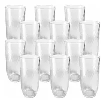 Comprar Set 12 Vasos Vidrio 465ml Brisa Agua Trago Largo Vajilla Bz3