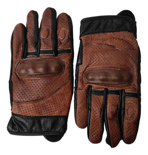 Guantes Para Moto Cuero Retro Jyv Race - Porter - City Motor