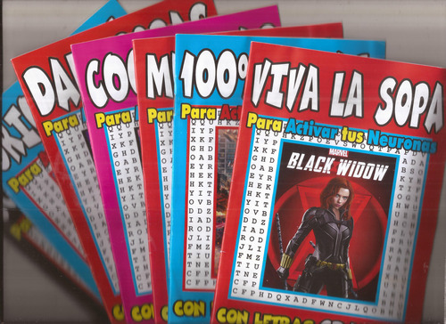 7 Mini Revistas Sopa De Letras 27 Sopas En Cada Una