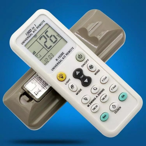 Imagen 2 de 6 de Control Remoto De Aire Acondicionado Universal Con Luz 1000