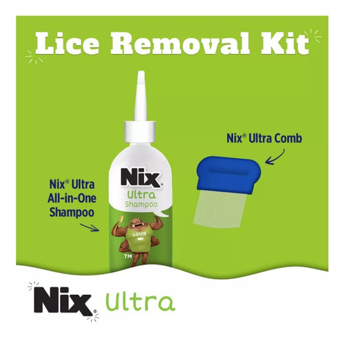 Shampoo Eliminador De Piojos Nix Pediatrico