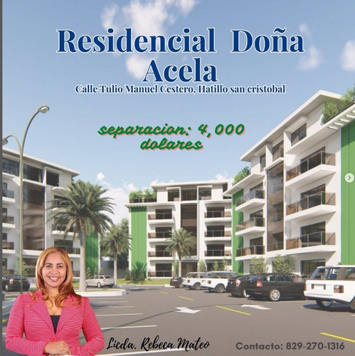 Se Vende En Plano Este Hermoso Y Moderno Proyecto De Apartamentos Residencial Doña Acela