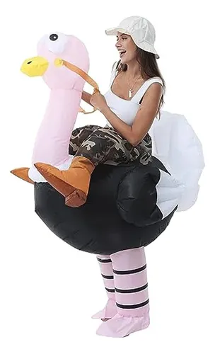 Disfraz Inflable De Avestruz Para Montar Avestruz, Nuevo