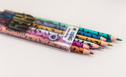 Lapices De Colores Mooving Hey Metal ! X 6 3011306