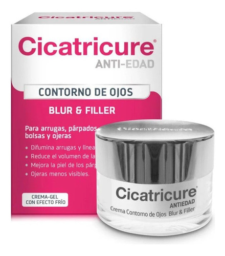 Crema Contorno De Ojos Antiedad Blur&filler 15gr Cicatricure Momento De Aplicación Día/noche Tipo De Piel Todo Tipo De Piel