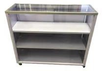 Comprar Vitrina Exhibidora Sv Metálica 120cm Blanco Horneado