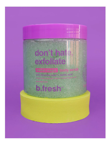 Exfoliante Corporal B.fresh Con Ácido Láctico Aroma A Melón Melón