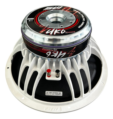 Alto Falante Subwoofer Sw 4k6 X Force 15 2250w 4 Ohms Grave