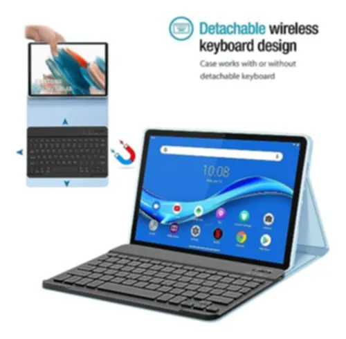 Funda De Teclado Para Lenovo Tab M10 Fhd Plus 10.3 Tb-xf