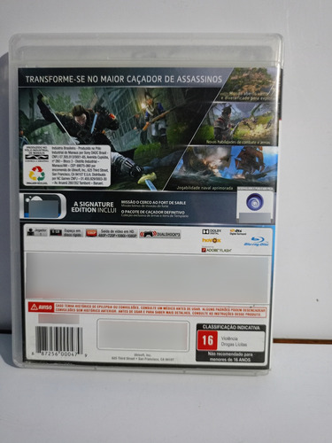 Assassins Creed Rogue Limited Edition - Ps3 Midia Fisica (Usado)