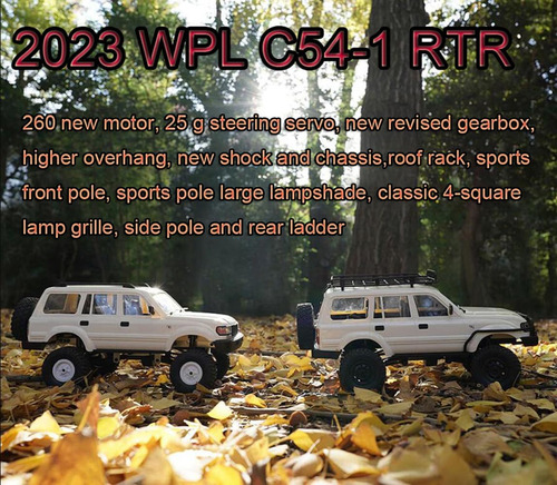 Rc Rock Crawler Rc Truck 4x4 Wpl C54-1 Rtr Escala 1/16 Rc Cr