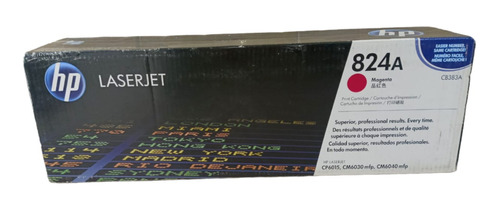 Toner Magenta 824a Cb383a (cp6015,cm6030, Cm6040)