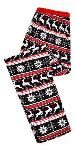 Traje De Pijama Familiar Con Estampado Navideño Para Niño, M