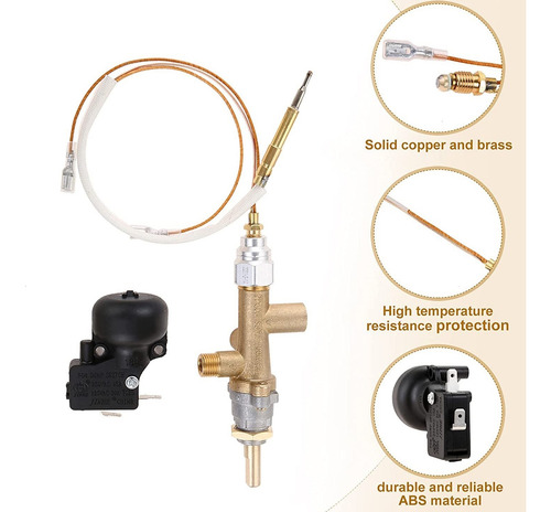 Válvula De Control Del Calentador De Gas Patio A, Sensor Ter