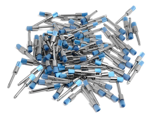 Cepillo Profilactico Dental 100pzs Azul Profilaxis Premium Azul Claro
