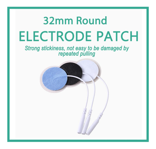 Electrodos Circulares Facial 32 Mm Para Rostro X 8 Unidades