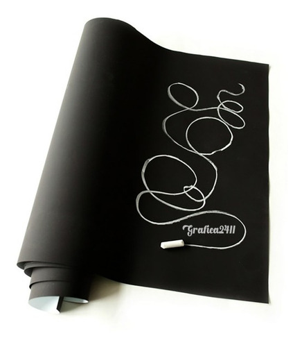 Imagen 1 de 6 de Vinilo Decorativo Pizarra Pizarrón Autoadhesivo 122cm Xmetro