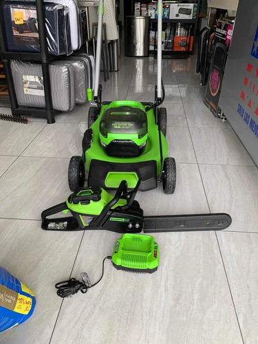 Imagen 6 de 7 de Podadora Pasto Bateria + Cargador Greenworks M060l51