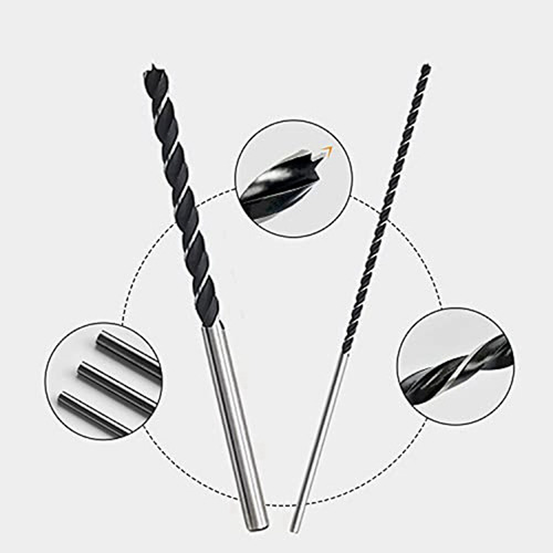 Juego De 7 Brocas Extralargas Para Madera De 12 Pulgadas Y 3