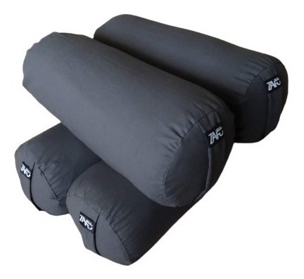 Bolster Yoga Con Cáscara Trigo Diámetro 16 X 50 Cm Zafurelax