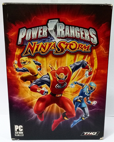 Power Rangers Ninja Storm Juego Pc Impecable Cd Sin Marcas