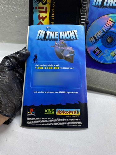 In The Hunt Caja Larga Ps1 Psx Ps One (Usado)
