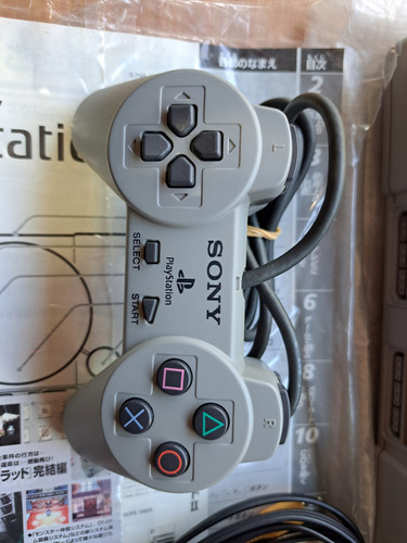 Playstation 1 Fat Ps1 Scph-1000 Modelo Lançamento Ps1 Top Cinza (Usado)