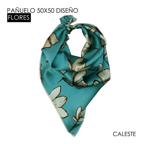 comprar Pañuelo Silk Feeling \u002F 50x50cm \u002F Flores 2